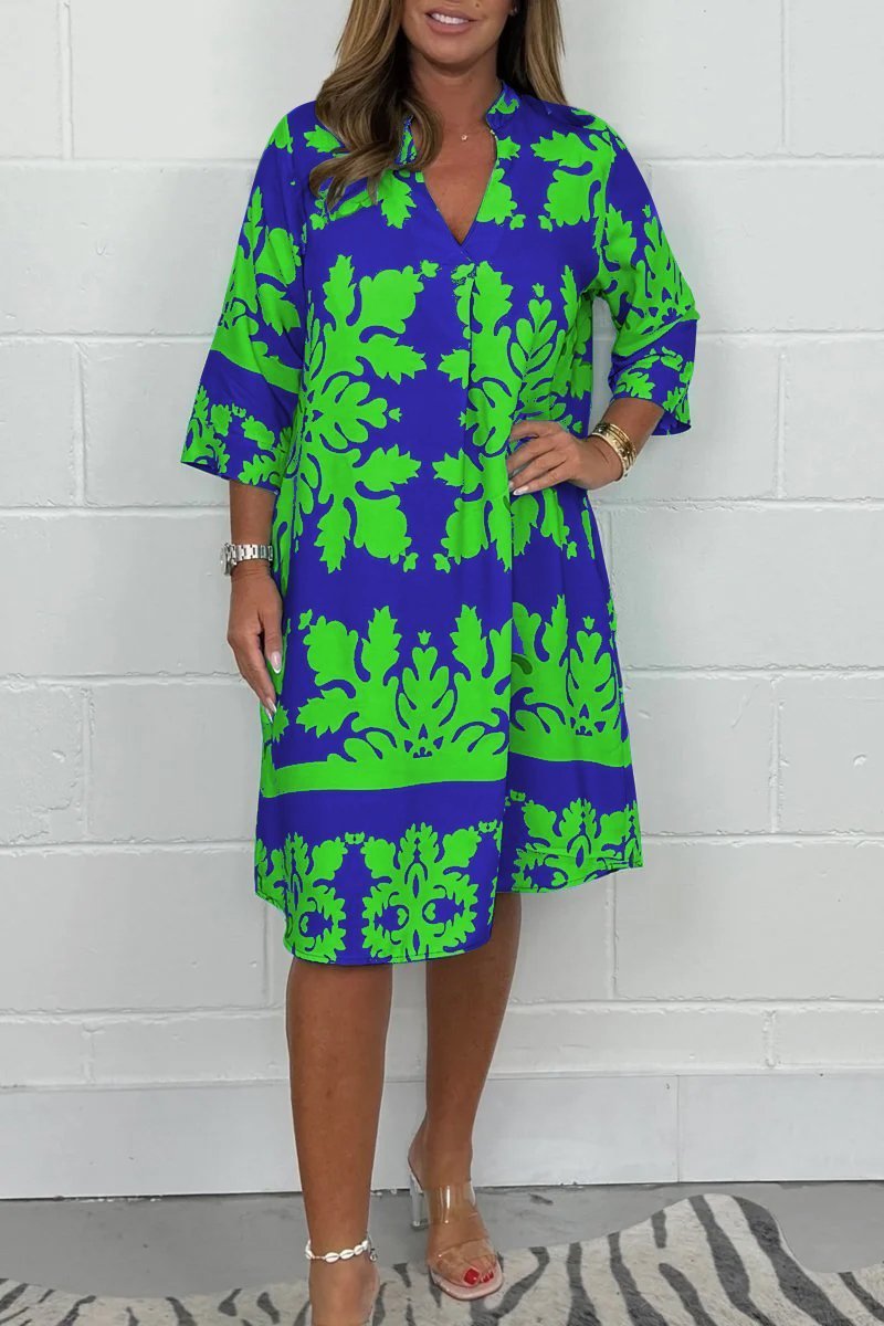 Vert et bleu marine / 5XL