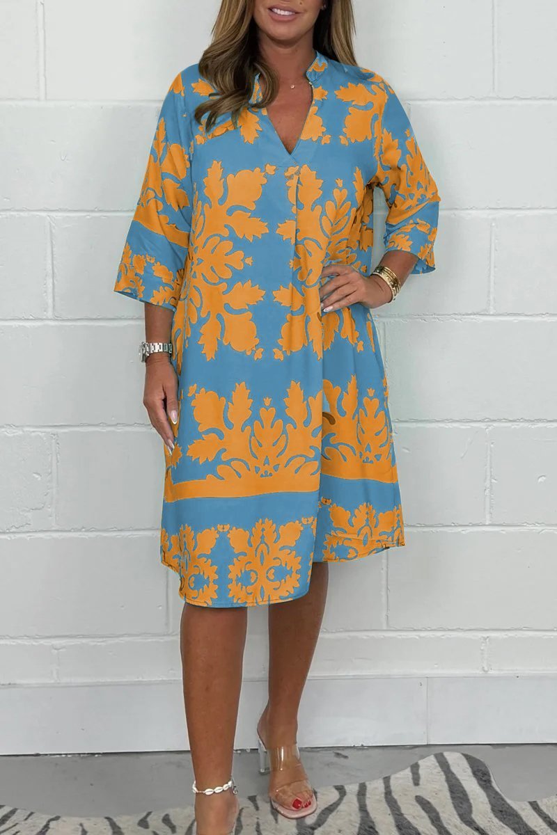 Orange et bleu / 5XL