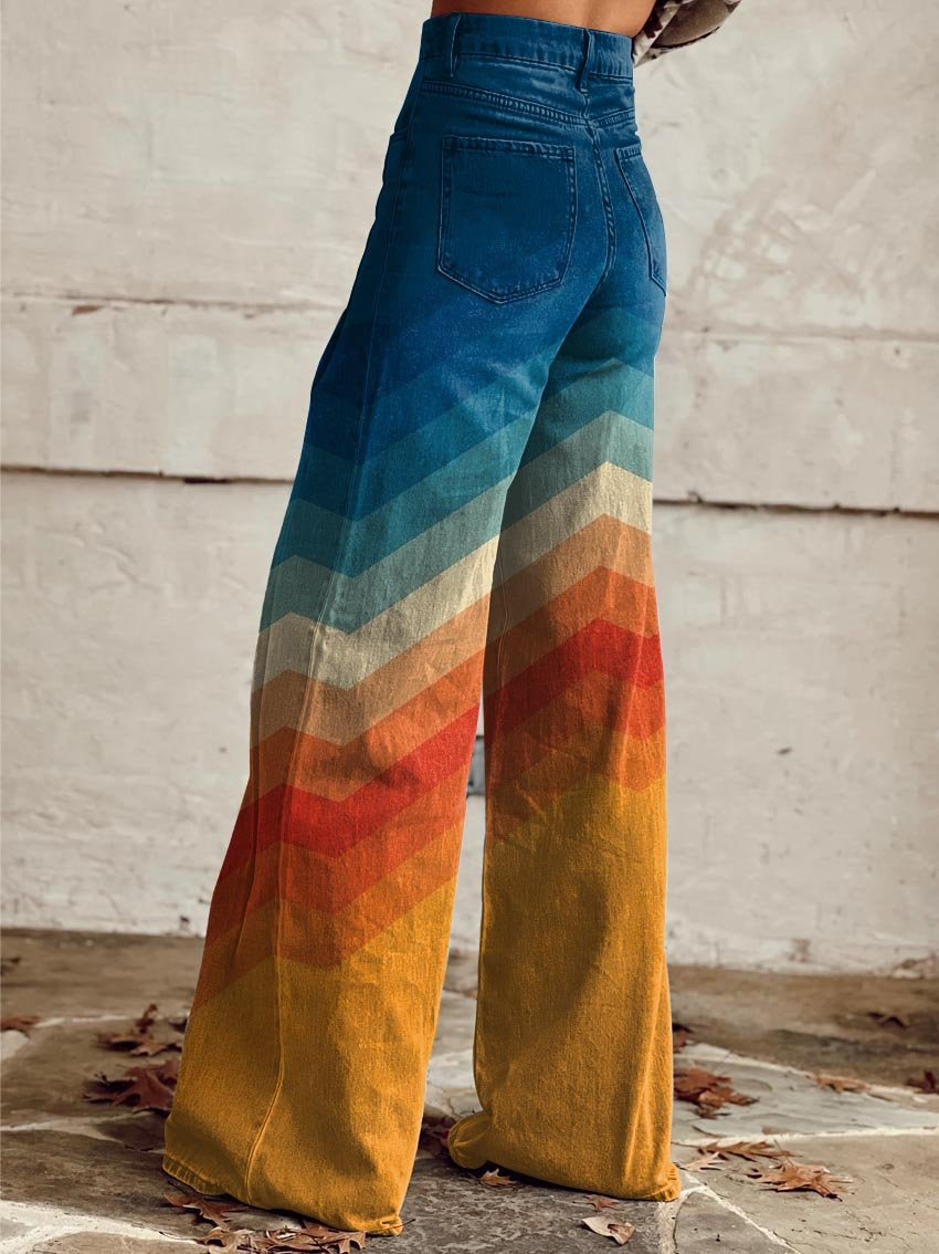 LÉA™ | Pantalon Bohème Rétro Vintage