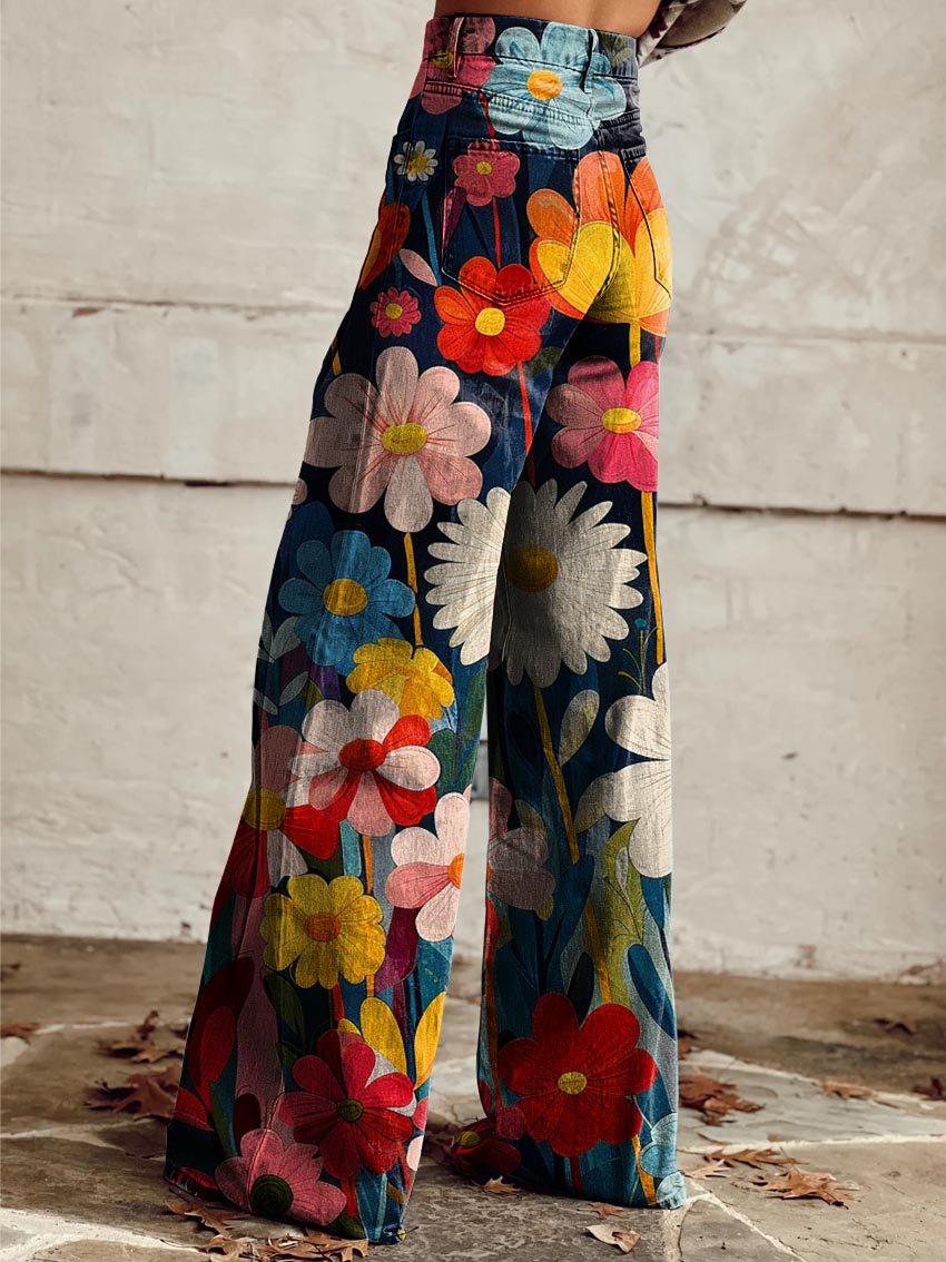 LÉNA™ | Pantalon Bohème Rétro Vintage