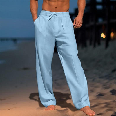 Nathan™ | Pantalon Uni en Lin