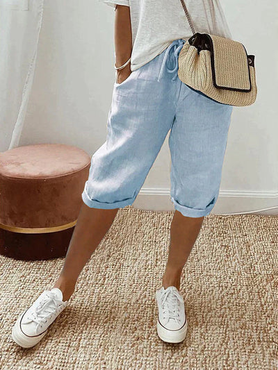 Luca™ | Short Léger Coton-Lin (1 acheté = 1 offert)
