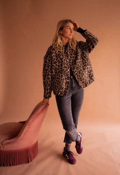Luna™ | Veste Tendance Léopard