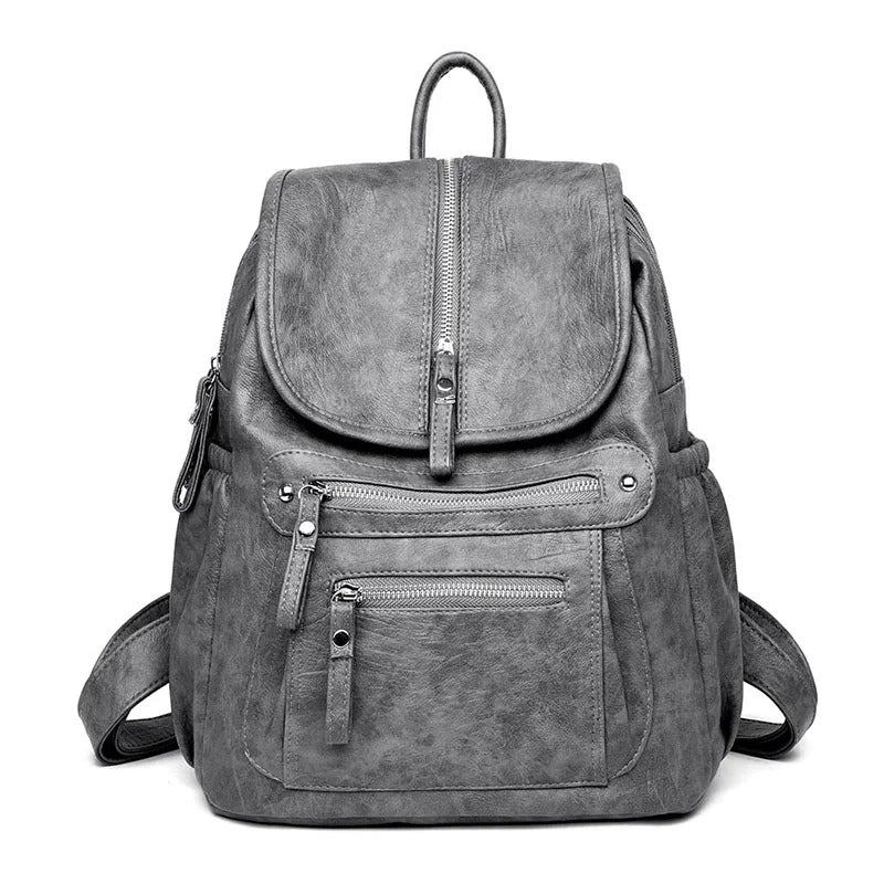 Léane™ | Sac à Dos Cuir Élégant