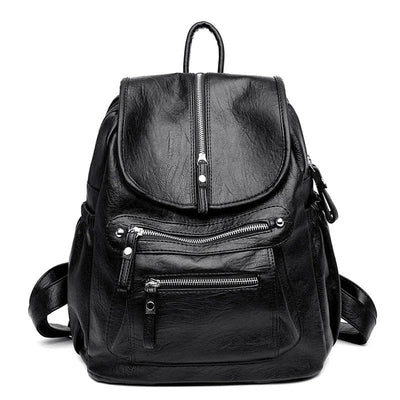 Léane™ | Sac à Dos Cuir Élégant