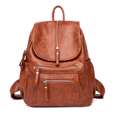 Léane™ | Sac à Dos Cuir Élégant