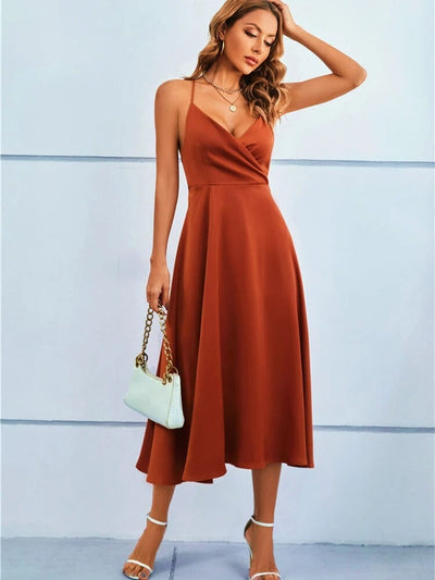Mia™ | Maxi Robe en Soie Sans Bretelles de Luxe