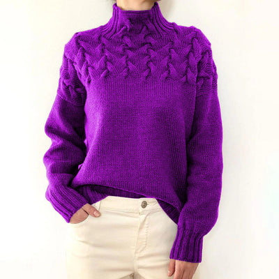 Elena™ | Pull Col Roulé