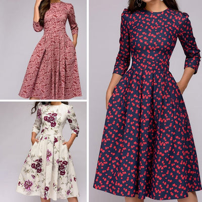 Sibylle™ | Robe Fleurie