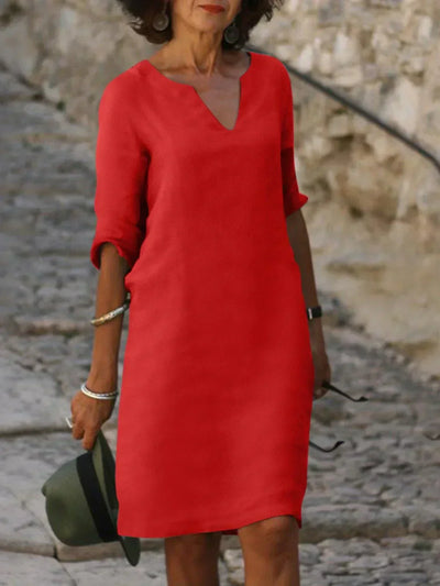 Nadine™ | Robe Élégante avec Décolleté en V