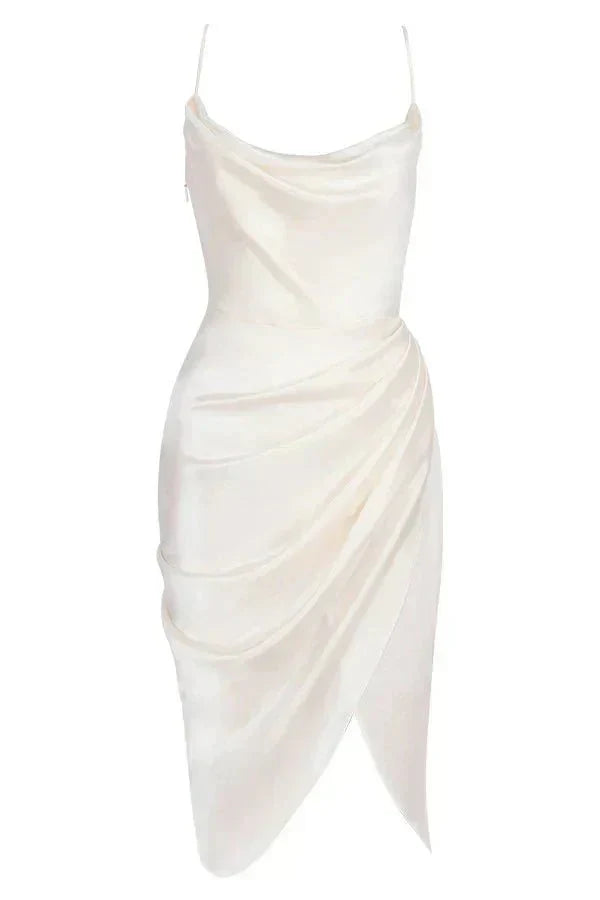 Scarlett™ | Maxi Robe en Soie de Luxe avec Corset