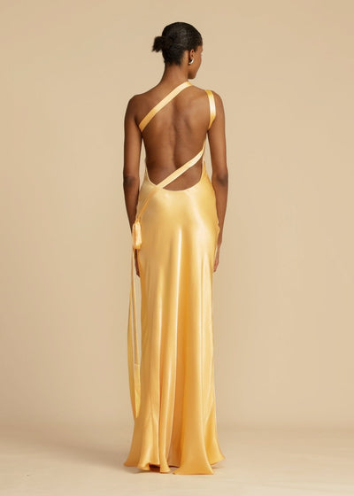 Sophia™ | Robe Maxi en Soie avec Élégantes Bretelles