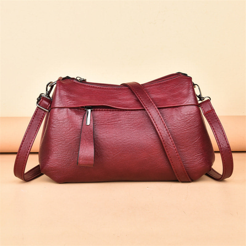 Violette™ | Sac Épaule Bordeaux