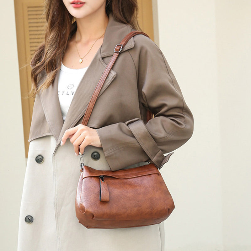 Violette™ | Sac Épaule Bordeaux
