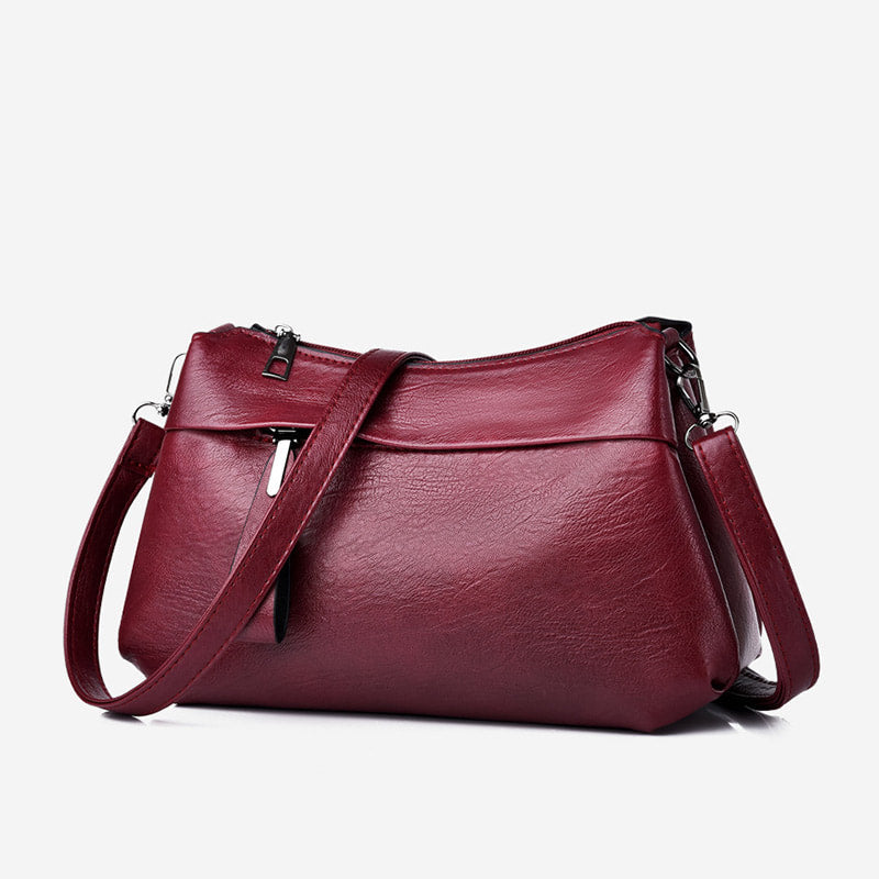 Violette™ | Sac Épaule Bordeaux