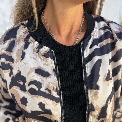 Milania™ | Veste Printanière Léopard