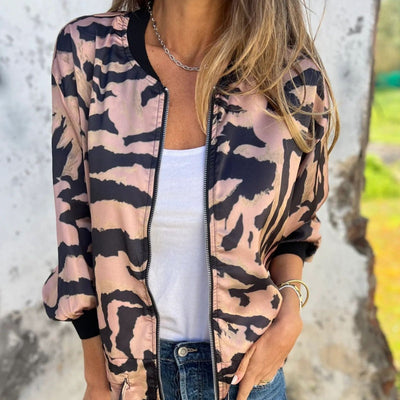 Milania™ | Veste Printanière Léopard
