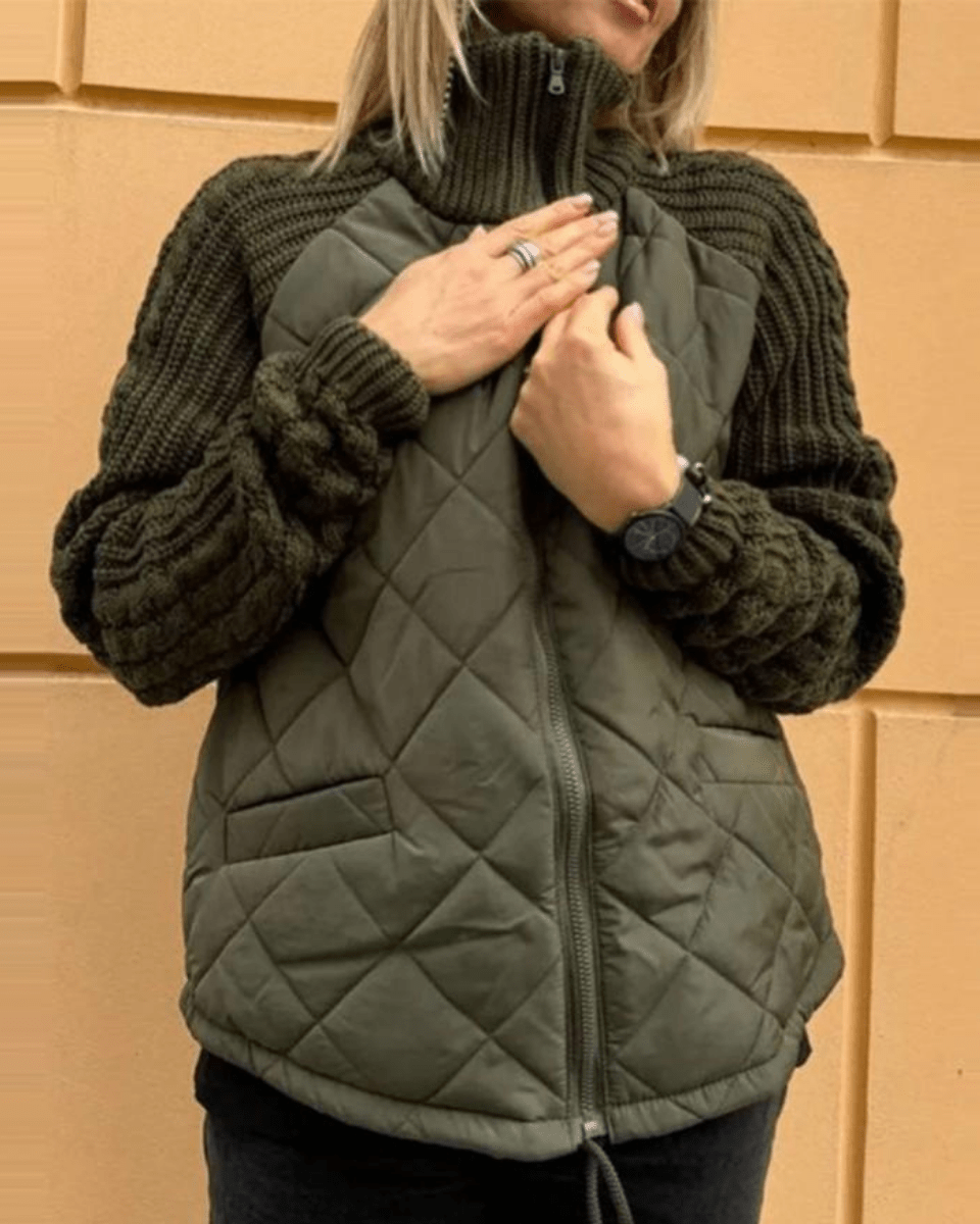Victoria™ | Veste en Fausse Laine Tricotée