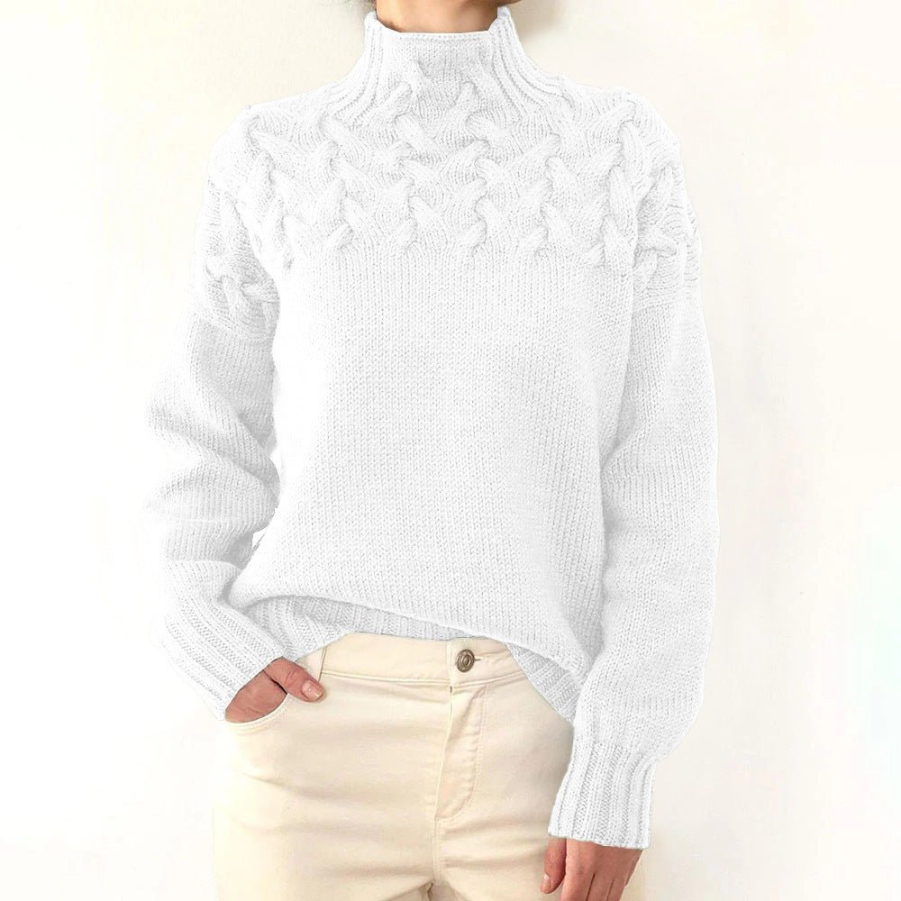 Elena™ | Pull Col Roulé