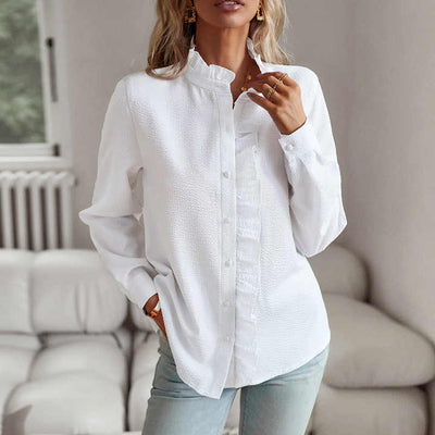 Aurora™ | Chemise à Volants Manches Longues